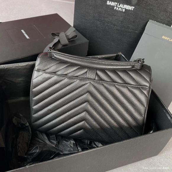 Tony Luxuries leather shoulder bag-24*17*6.5cm YSL Medium 0814